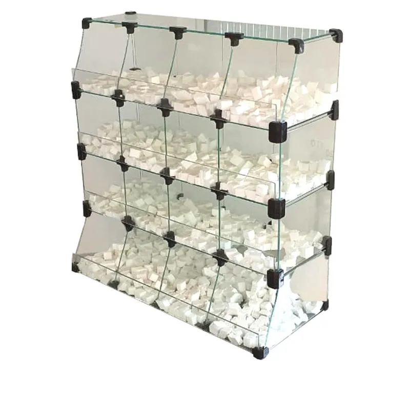 BALEIRO 16 BOCAS VIDRO TEMPERADO